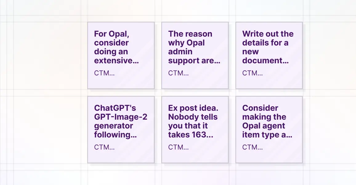 CRUSH Notes in Opal