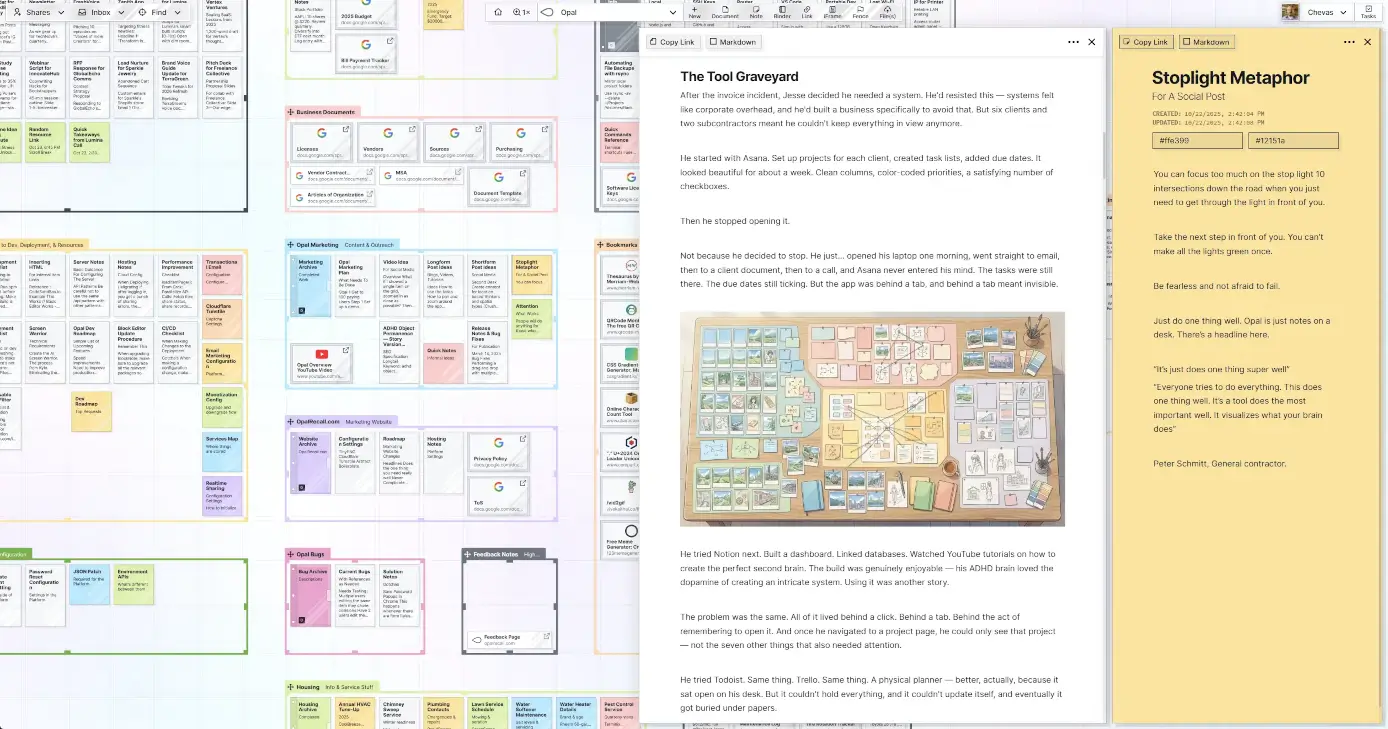 Visual Note Taking App