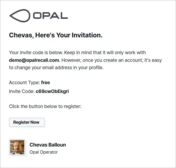 What is Opal: Invite