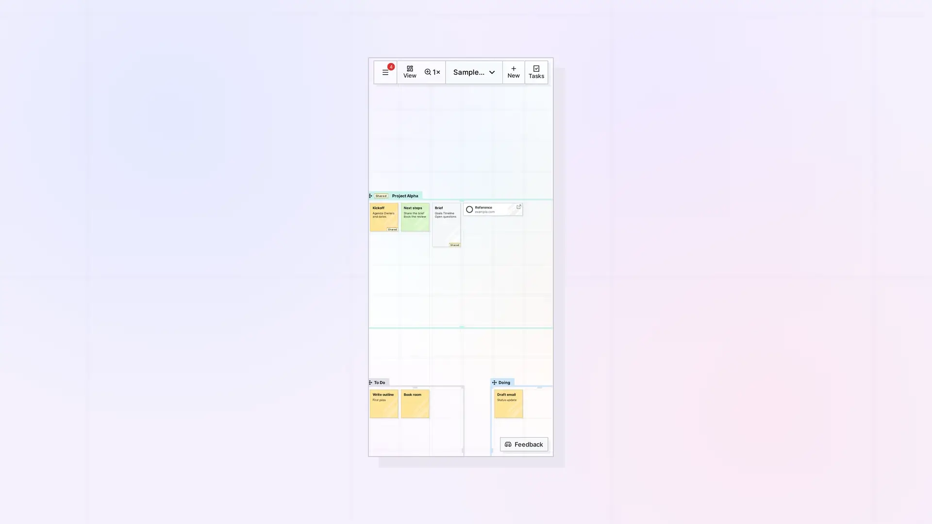 Using Opal on a Phone or Tablet: The Small-Screen Layout: screenshot of Opal