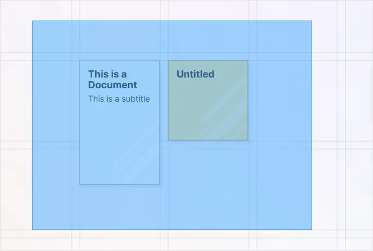 Moving and Positioning Items: Draw box