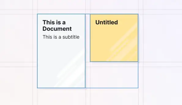 Moving and Positioning Items: Multiple items selected