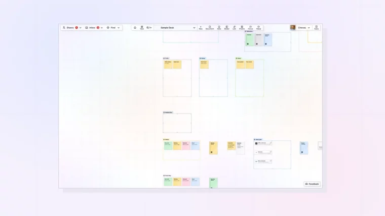 How to Navigate Opal: Pan, Zoom, and Locating Items on the Workspace Grid: screenshot of Opal