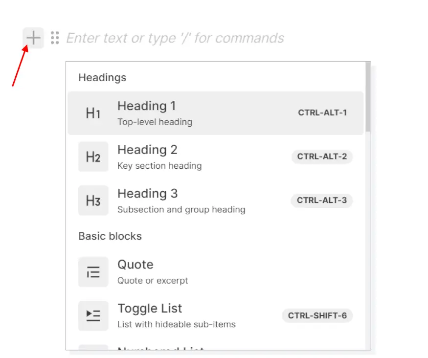 The Opal Block Editor: Change the block type