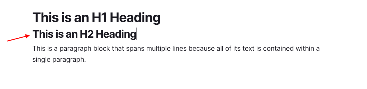 The Opal Block Editor: New inline block with text