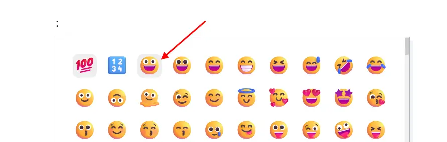 Text-Based Block Types: Available Emojis