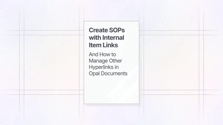 Create SOPs: Thumbnail