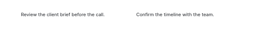 Multi-column layouts: the finished two-column layout in a document