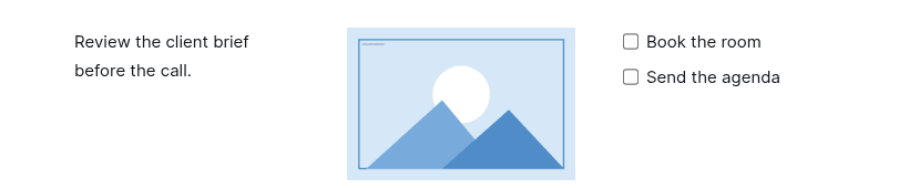 Multi-column layouts: three columns with an image in the middle one