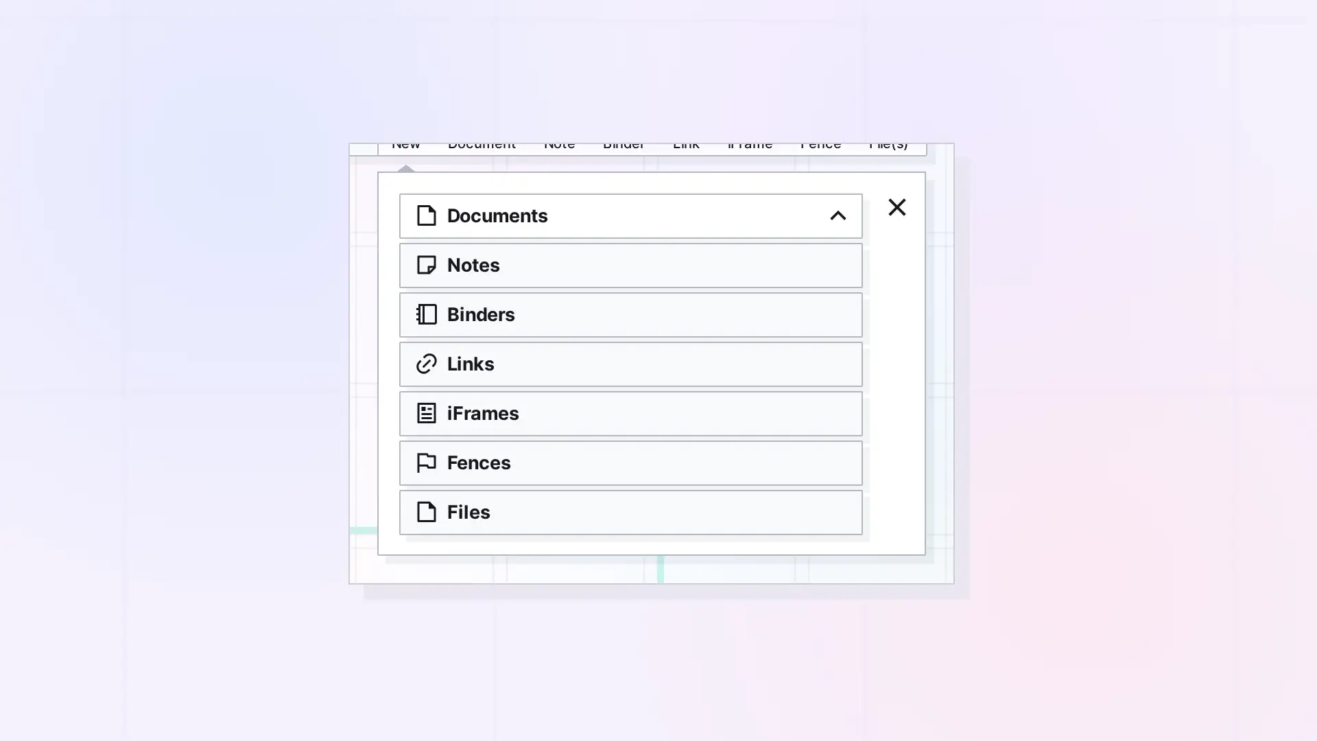 Link Item, iFrame, or Document? Choosing the Right Opal Item Type: screenshot of Opal