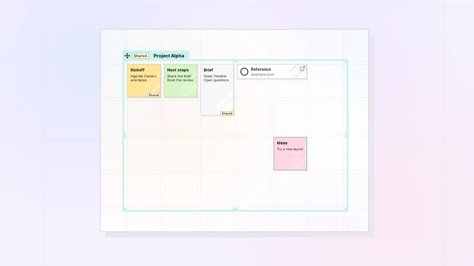 Put Items in a Fence (and Take Them Out): Dragging a note into a fence, screenshot