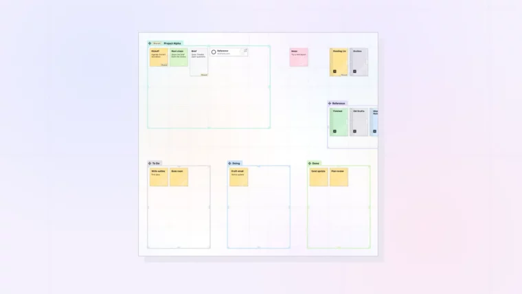 Organize a Workspace with Fences: Workspace divided into fenced zones, screenshot