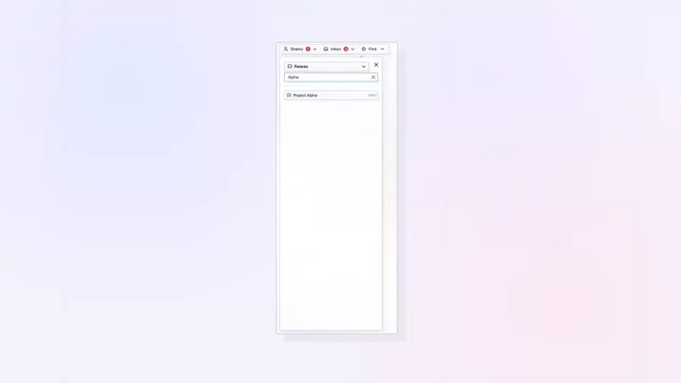 Find a Fence: Find panel filtered to fences, screenshot