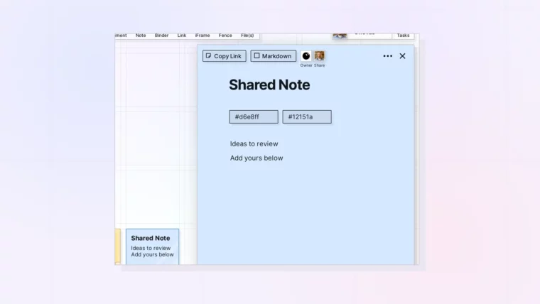 Edit Together in Real Time: Two people editing a shared document, screenshot