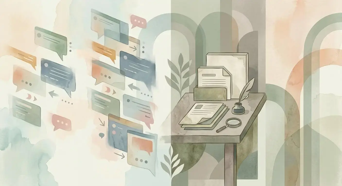 Peripheral awareness interface speed illustration for visual spatial memory