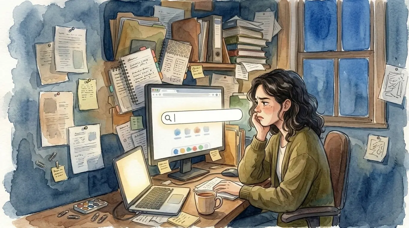 Why setup kills adoption of second brain apps - person overwhelmed by complex system