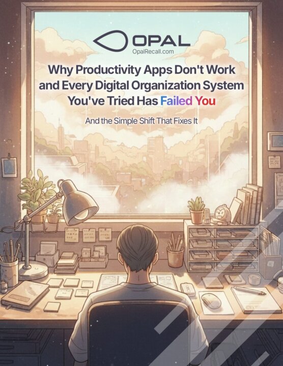 Cover of the blueprint: Why Productivity Apps Don't Work